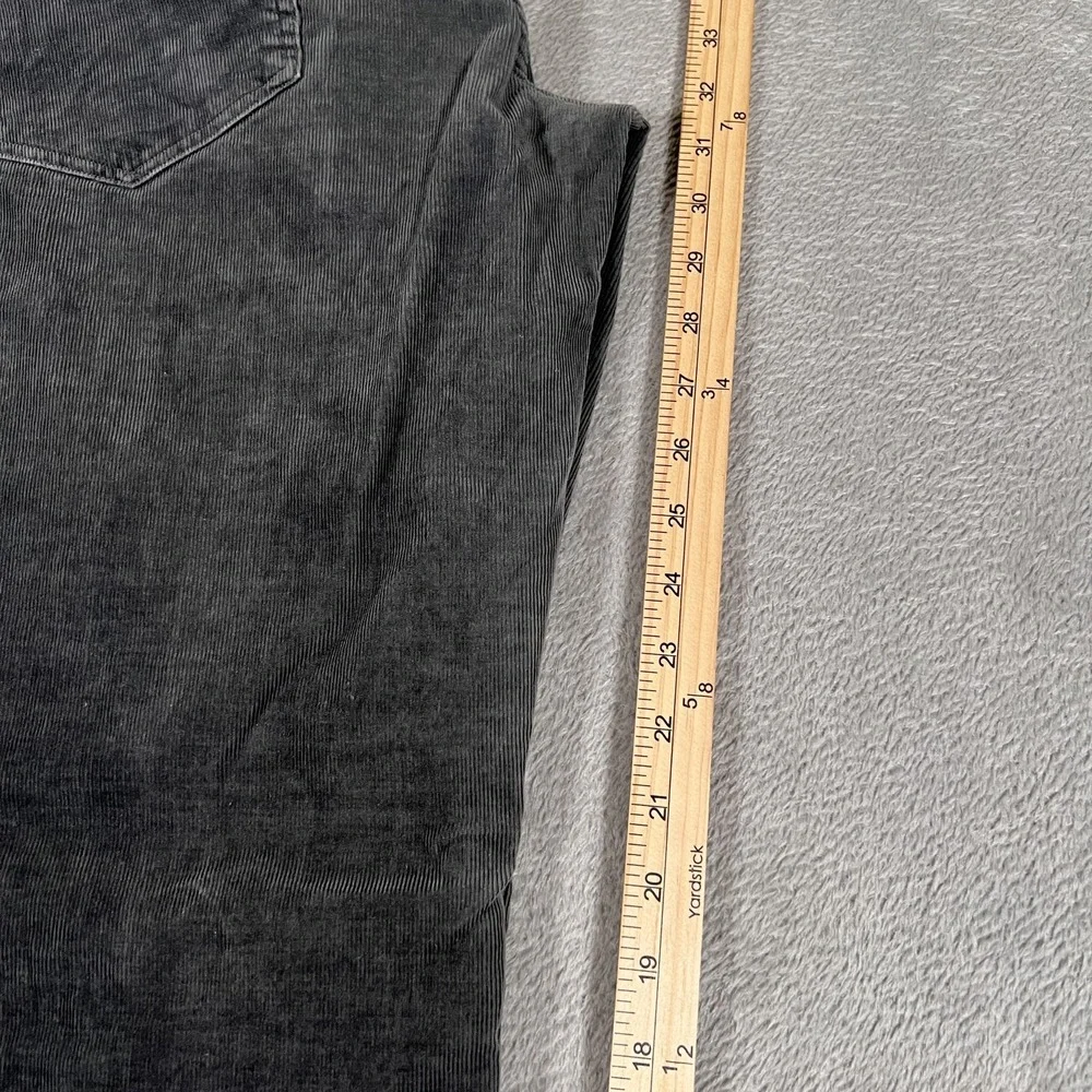 Vince Pants Mens 32 Gray Slim Fit Corduroy Stretch Casual 5 Pocket Classic Style